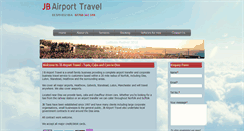 Desktop Screenshot of jbairporttravel.co.uk